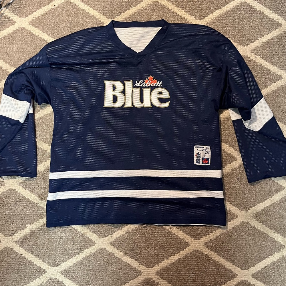 Labatt Blue reversible jersey size XL